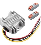 DC 8-40V to 12V Converter 3A 36W Step Down Converter Voltage Reducer IP68 Waterproof Transformer ...