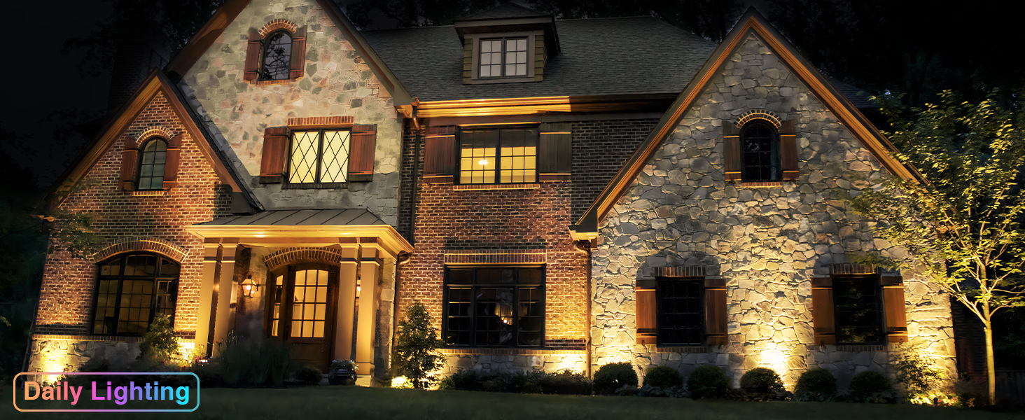 RGB landscape lights