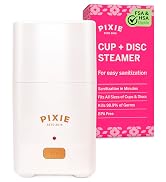 Pixie Menstrual Cup Steam Cleaner - Wash Your Cup + Kill 99.9% of Germs with Cleanser Steam for F...