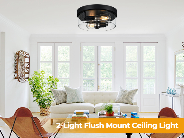flush mount ceiling light farmhouse