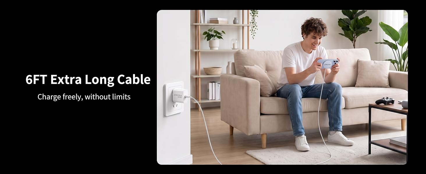 6ft wireless charger