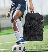 RAINSMORE Baseball Bag Large Capacity Backpack for Softball, Baseball,Tball Equipment Adult &amp; You...