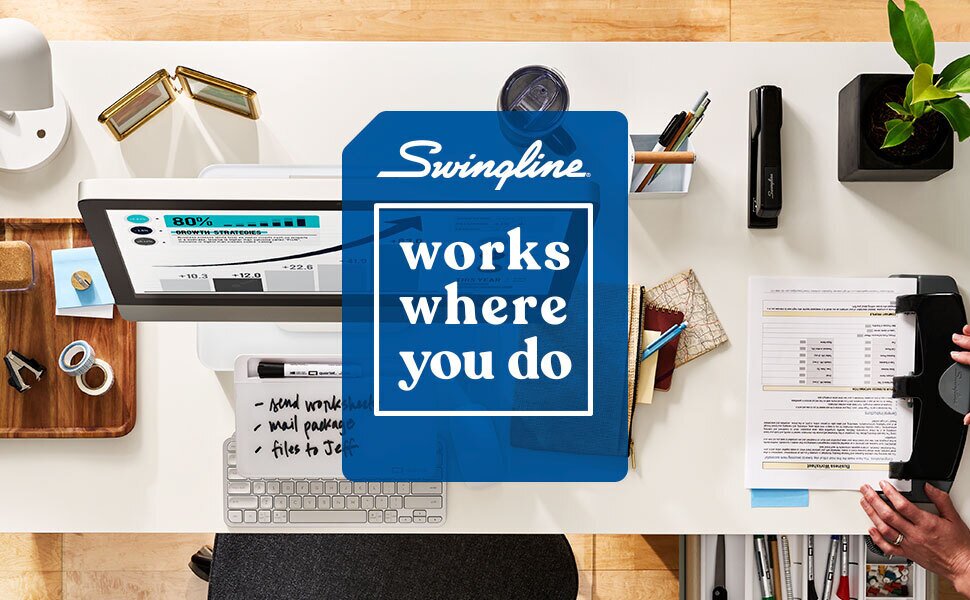 Swingline works where you do