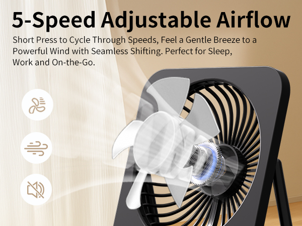 Rechargeable Fan Portable