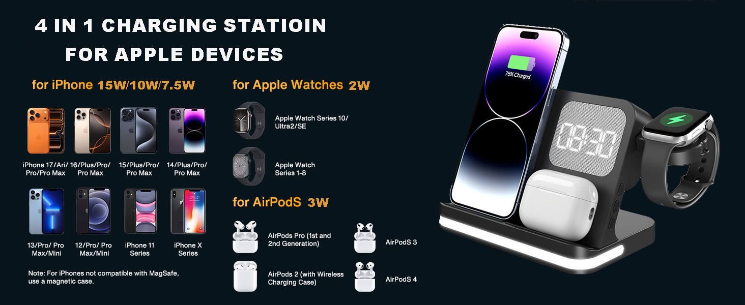 4 in 1 Charging Station