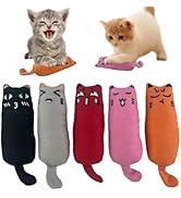 Cdycam 5 Pcs Cat Catnip Toys, Interactive Toy Cat Bite Resistant Chew Toy for Indoor Cats, Kitten...