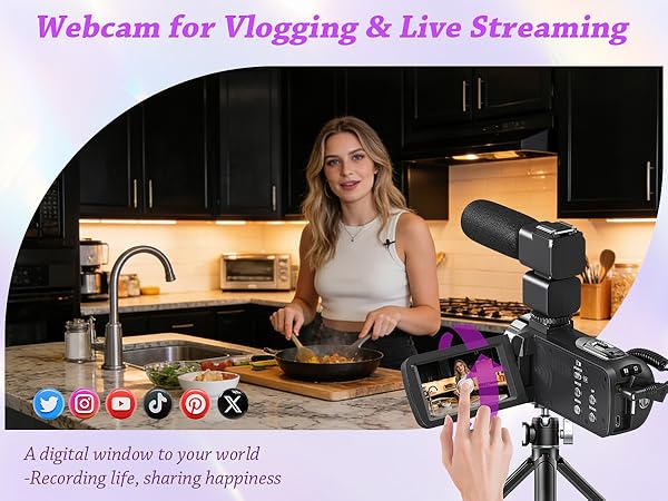 Webcam for Vlogging