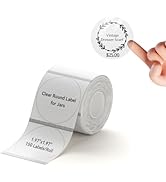 NIIMBOT B1 Label Maker Tape 50×50mm Transparent Label Paper Compatible for NIIMBOT B1 B21, Therma...