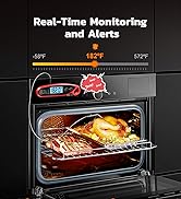 Vuwwey Instant Read Meat Thermometer Digital for Cooking with Dual Probe, Big Backlit &amp; Calibrati...