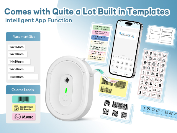 label maker machine with tape label printer labeler label machines