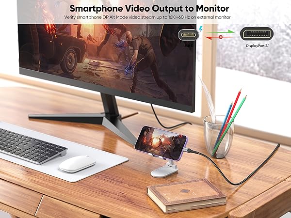 Smartphone Video Output to Monitor