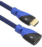 HDMI Extender Male to Female, Extension Cable ( 15 Feet ) High-Speed HDMI Cable (2.0b) 4k Resolut...