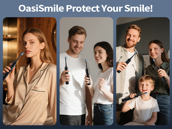 OasiSmile Electric Toothbrush for Adults
