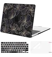 MOSISO Compatible with MacBook Air 13 inch Case 2024 2023 2022 M3 A3113 M2 A2681 Touch ID, Plasti...