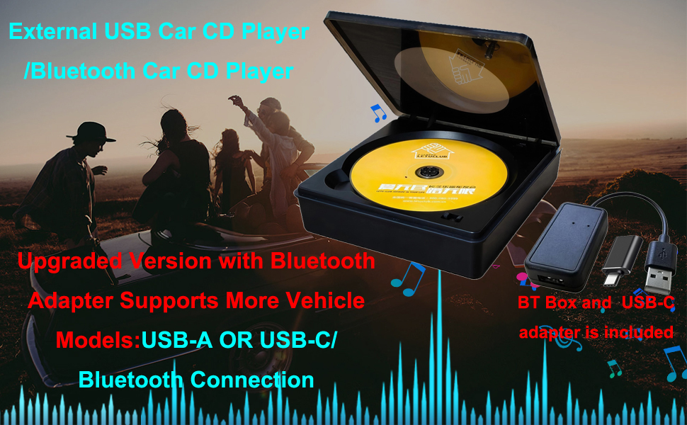 USB/Bluetooth car cd player