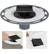 Neodrain Low Profile Shower Drain Kit, Square Drain, 4
