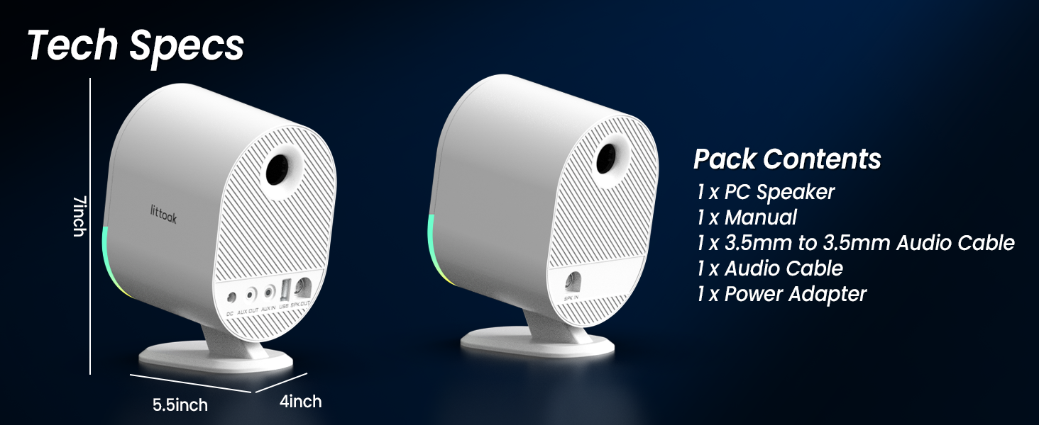 powerful desktop speakers