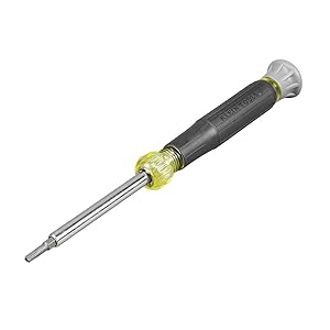 4-in-1 Electronics screwdriver has double-end precision Torx bits