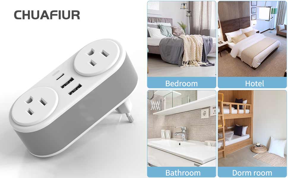 power adapter europe,europe to us plug adapter,adapter plug,multi plug outlet with usb ports