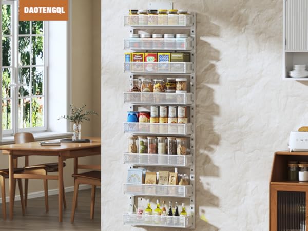 door spice rack