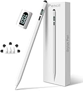 Digiroot iPad Apple Pencil 2025-2018, LED Power Display Dual-Tip Stylus Pen with 3X Fast Charge, ...