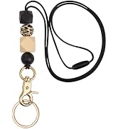 Ornaland Teacher Lanyard Silicone Beaded Lanyards for ID Badges for Keys for Nurse Student Women ...