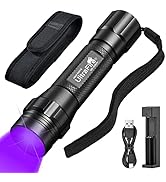 ULTRAFIRE UV Flashlight for Resin Curing, 395nm LED UV Curing Light, Zoomable Blacklight Flashlig...