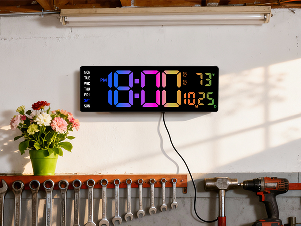 classroom clock digital