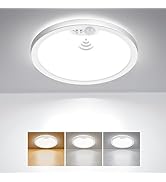 BLNAN Motion Sensor Ceiling Light Wired, 8.7 Inch 3000K 4000K 5000K Selectable LED Flush Mount Li...