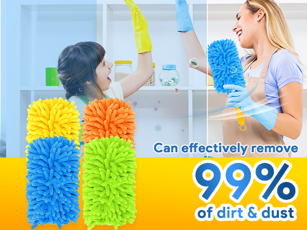 KEEPOW Reusable Duster Refill Compatible with Swiffer Duster Refill