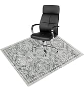 Anidaroel Office Chair Mat for Hardwood Floor, 48"x60" Anti Slip Desk Chair Mat for Hardwood, Off...