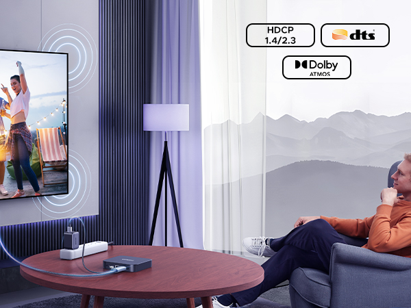 Unidirectional HDMI to DP cable