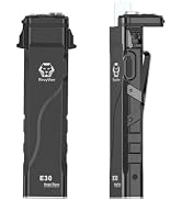 RovyVon E30 2600 Lumens Dual Battery Flat Flashlight, Built-in Lipo for High Performance and Two ...