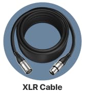 EBXYA XLR Cable 50ft 2 Packs - Premium Balanced Microphone Cable with 3-Pin XLR Male to Female Mi...