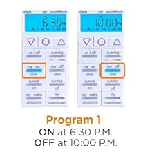 in wall timer