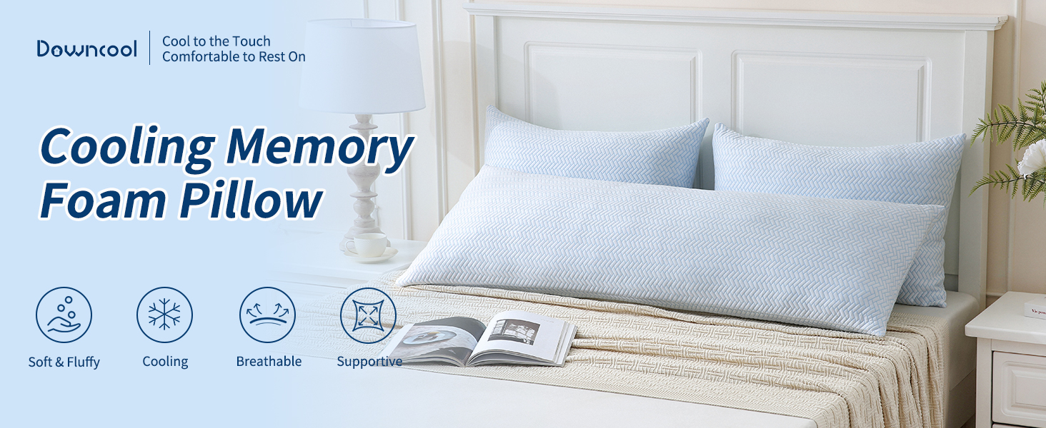 cooling pillow bed pillows for sleeping memory foam pillows