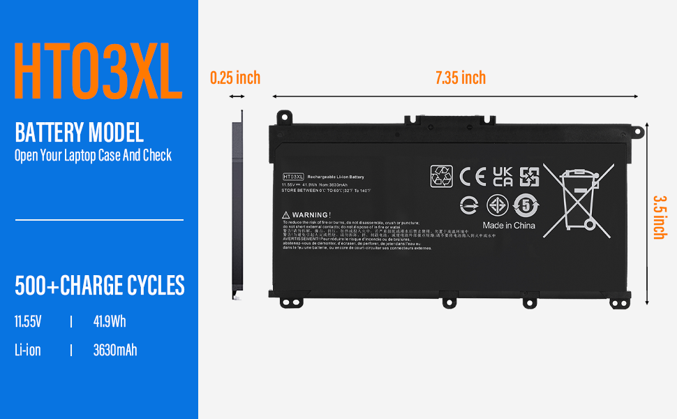 ht03xl battery for hp