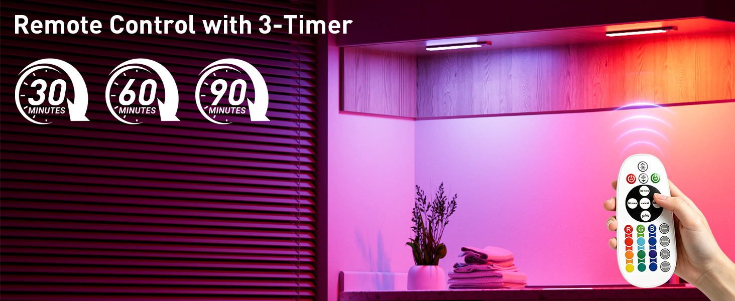 under cabinet light with remote