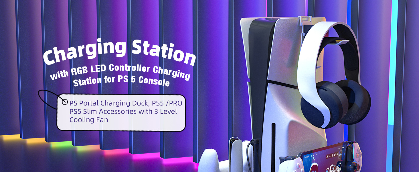 PS5 Stand and Cooling Station