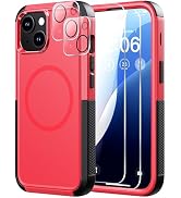 Diverbox for iPhone 15 Case [Compatible with MagSafe] [Shockproof] [Dropproof] [with Screen Prote...