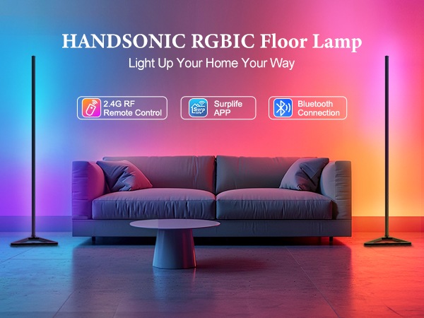 RGBIC Floor Lamp Light Up Your Home Your Way
