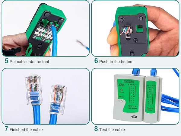 cat 5 crimping tool kit