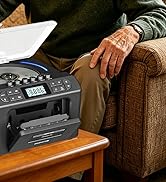 Retekess TR642 CD Player Boombox, CD Cassette Player AM/FM Radio, Wireless, 5000mAh Rechargeable ...