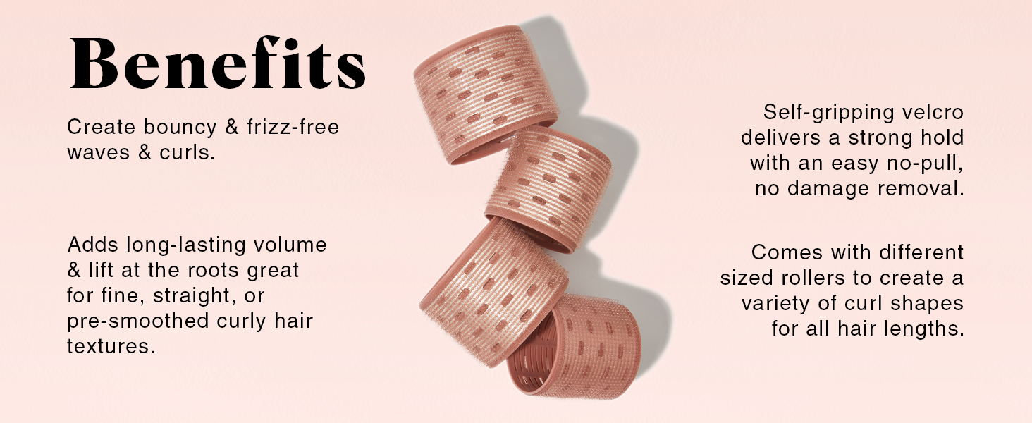 hair rollers curlers for blowout look long roller short large volume thermal self grip