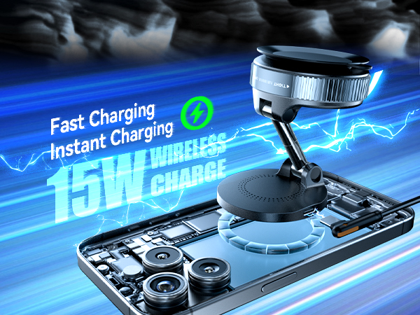 15W Wireless Fast Charging Instant Charging