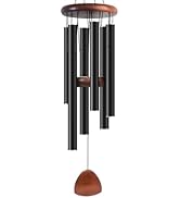 Wind Chimes for Outside, Bingxue 26" Wooden Sympathy Wind Chimes Memorial Wind Chime for Loss of ...
