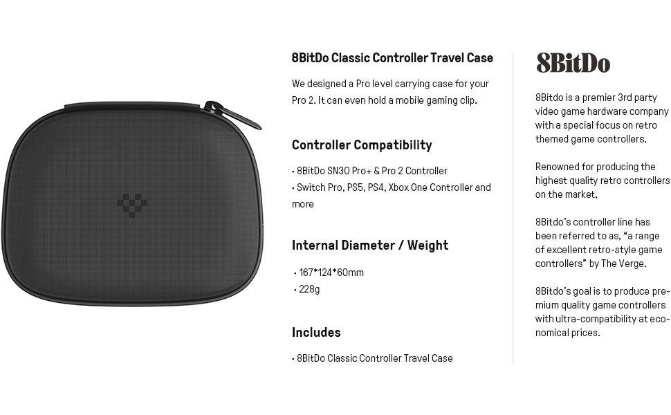 Controller Travel Case for switch pro controller