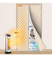 Yotache Magnetic Thermal Insulated Door Curtain Fits 36 x 82 inch Doors, Curtain Size 38" x 84" W...