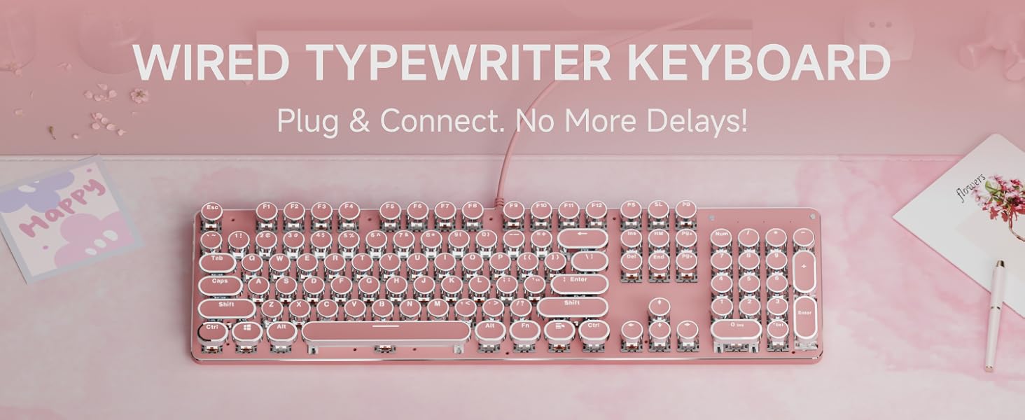 mechanical typewriter keyboard