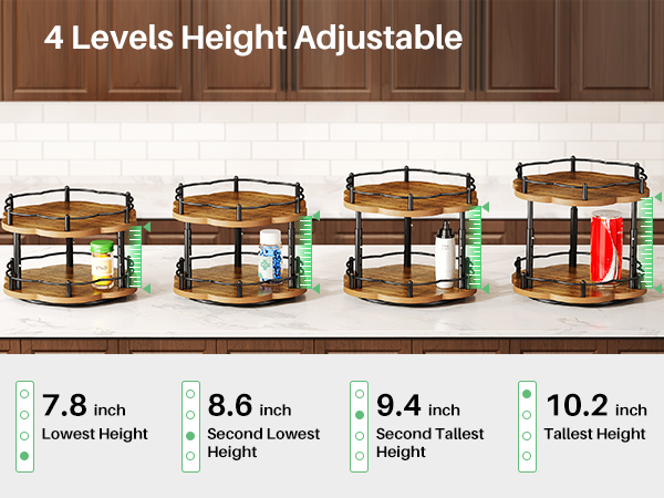 2 tier lazy susan